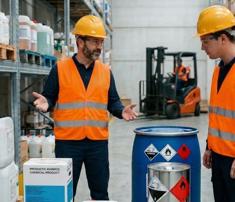 Qué diferencia hay entre mercancía peligrosa y producto químico